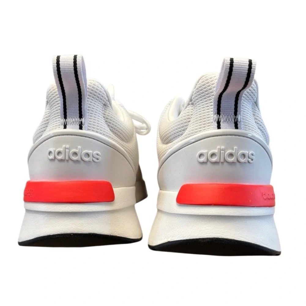 NWT Adidas Racer TR21 Men’s White Solar Red 11.5 with Box
